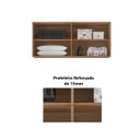 Ver imagem 5 de Armário Aéreo Ponte Casal/queen - Dormitório Modulado Irlanda - Módulo 4 Portas 168cm - Roupeiro Dem