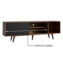 Ver imagem 5 de Rack Madesa Dubai para TV até 65 Polegadas com Pés Rustic/Preto 7K5Z Cor:Rustic/Preto/Rustic