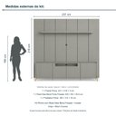 Ver imagem 3 de Kit Prime com Rack New Bend Frisado Principal Incolar Grigio Metal Dourado