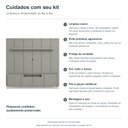 Ver imagem 4 de Kit Prime com Rack New Bend Frisado Principal Incolar Grigio Metal Dourado