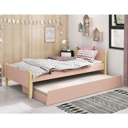 Bicama Infantil Simba com Pés Madeira Maciça - Reller Móveis  - 2