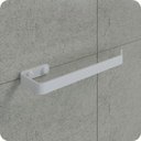 Ver imagem 2 de Porta Toalha De Rosto Para Banheiro Branco Plus