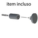 Ver imagem 6 de Espelho Decorativo Adnet Cinza Alça Macramê Cinza 50cm Redondo Cinza/Cinza, 50 cm