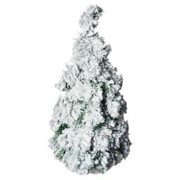 Arvore Nevada Base Madeira 55cm - 80 Galhos - Ar029-05 - 2