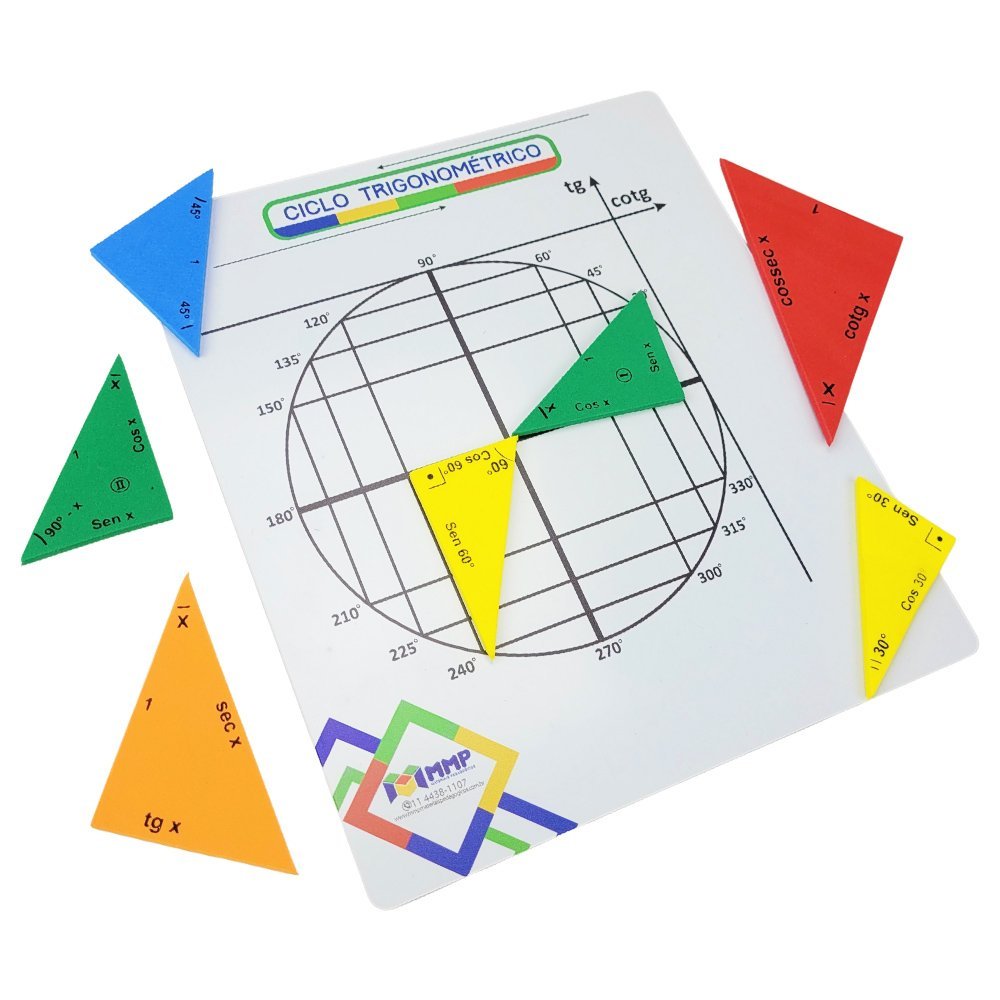 Jogo Triângulo Mágico Material Pedagógico Didático Infantil