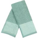 Ver imagem 1 de Kit 3 Toalha Lavabo Cristal Natalina 30x50cm Mar Mediterrâneo