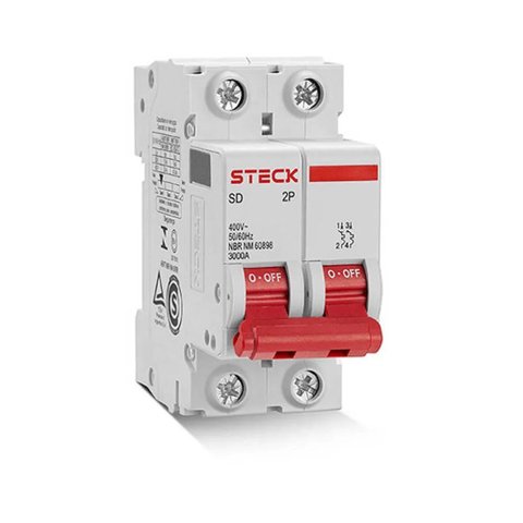 Disjuntor Bipolar 32a Curva C Sdd62c32 - Steck