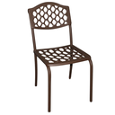 Ver imagem 5 de Jogo de Mesa Jardim 4 Cadeiras Alumínio Fundido Ombrelone Marrom