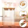 Kit Com 12 Potes Herméticos de Vidro 2x 200ml, 2x 250ml, 2x 400ml, 2x 600ml, 2x 800ml, 2x 2000ml - 3