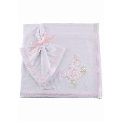 Cueiro + Pano de Boca Malha Passarinho