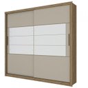 Ver imagem 3 de Guarda-Roupa Casal com Espelho 2 Portas de Correr Gravatá Henn