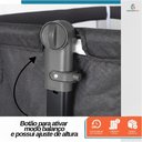 Ver imagem 4 de Berço Infantil Portátil Moisés Co-sleeper Bed Balanço Acoplado Cama com Mosquiteiro para Bebê Recém-