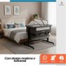 Berço Infantil Portátil Moisés Co-sleeper Bed Balanço Acoplado Cama com Mosquiteiro para Bebê Recém- - 5