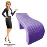 Maca para Estética, Cílios, Massagem Ergonômica Veludo 80 Cm V8 Decor Lilás - 4