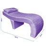 Maca para Estética, Cílios, Massagem Ergonômica Veludo 80 Cm V8 Decor Lilás - 5