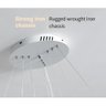 Lustre Moderno Pendente Anéis Led 3 Arcos Branco Bivolt 60cm Equipe Led - 4