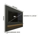 Ver imagem 7 de Painel Ripado para Tv até 85 Polegadas com Led Grafite