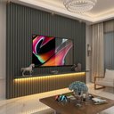 Ver imagem 4 de Painel Ripado para Tv até 85 Polegadas com Led Grafite