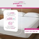 Ver imagem 3 de Kit Protetor de Colchão e Travesseiro 100% Impermeável em Malha Confort Solteiro, Casal, Queen e Kin
