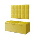 Ver imagem 2 de Kit Painel Rana 100 e Calçadeira Alpha Veludo Aradecor