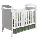 Ver imagem 2 de Berço Mini Cama Danny Branco Fosco com Colchão D18 de 10cm Bege - Reller Móveis