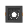 Mini Spot Dicroica De Embutir Recuado Quadrado Led 3,5w Cor Preto Cor Da Lâmpada 3000k - 2