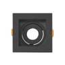 Mini Spot Dicroica De Embutir Recuado Quadrado Led 3,5w Cor Preto Cor Da Lâmpada 3000k - 1