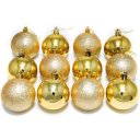 Ver imagem 1 de Kit 48 Bolas Douradas Enfeite Natalino Árvore Natal 50mm