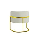 Ver imagem 6 de Kit Sofá 2 Lugares + 2 Poltronas Bouclê Gold Bege