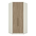 Ver imagem 1 de Guarda Roupa Roupeiro De Canto Módulo 02 Portas Seletto MC05 Closet Areia Jequitibá Henn