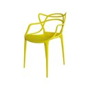 Ver imagem 1 de Cadeira Decorativa Amsterdam Amarelo Facthus