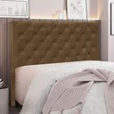 Ver imagem 5 de Cabeceira King 1,95m Toledo Suede - Pallazio Cor Caramelo
