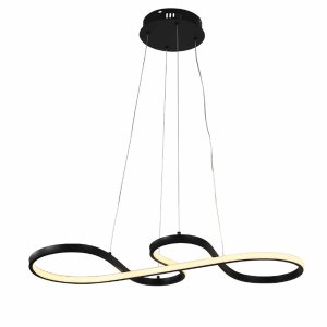 Lustre Pendente 3 em 1 Arco Infinito Led Perfil Iluminaçao Sala de Jantar Hall de Entrada Restaurant