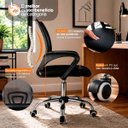 Ver imagem 3 de Cadeira Begônia Ergonômica Tela Mesh Apoio Lombar até 120kg