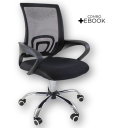Cadeira de Escritorio Begonia Tela Mesh Ergonomica Giratoria + E-book - 1