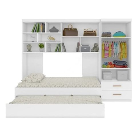 Quarto Infantil solteiro  4 peças. Phoenix Baby