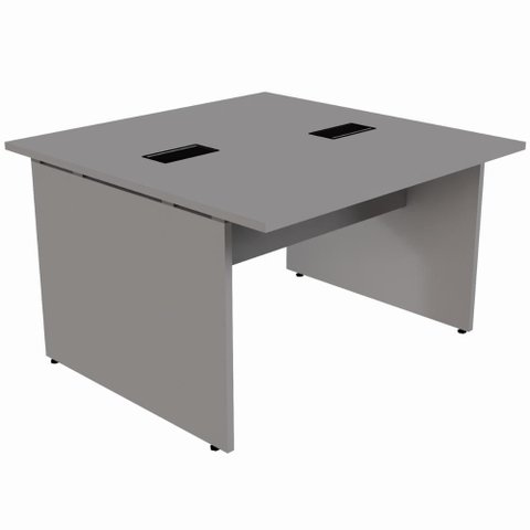 Plataforma Dupla Pé Painel 120x120cm Linha Versa Cinza