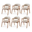 Ver imagem 1 de Kit 6 Cadeiras para Mesa de Jantar Gaia