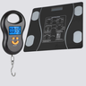 Kit Balança Digital 50kg com Gancho, Balança Corporal Bluetooth Controle de Peso com Aplicativo - 1