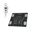 Kit Balança Digital 50kg com Gancho, Balança Corporal Bluetooth Controle de Peso com Aplicativo - 6