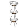 Fruteira 3 Andares Redonda Minas Rústico 3 Andares Redondo - 4