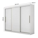 Ver imagem 4 de Guarda-Roupa Casal 3 Portas de Correr 3 Gavetas Valsa