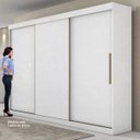 Ver imagem 5 de Guarda-Roupa Casal 3 Portas de Correr 3 Gavetas Valsa