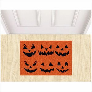 TAPETE DECORAÇÃO DE HALLOWEEN MEDIDA PORTA ABÓBORA COM LARANJA,