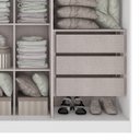 Ver mais imagens de Guarda-Roupa Casal com Espelho 3 Portas de Correr 3 Gavetas Valsa Espresso Móveis