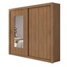 Guarda-Roupa Casal com Espelho 2 Portas de Correr 3 Gavetas Apoena Plus - 3