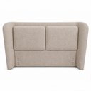Ver imagem 3 de Cama Japonesa Queen Seo com Cabeceira Blind Madeira Linho Bege Sallar Home 174cm