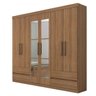 Guarda-Roupa Casal com Espelho 6 Portas 4 Gavetas Zeus Plus - 3