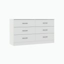 Ver imagem 3 de Cômoda Moderna 6 Gavetas 136cm Soft Soluzione Móveis