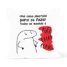 Almofada Decorativa Own Flork Uma Coisa Divertida Para se Fazer Todas as Manhãs - 45x45 cm - 1
